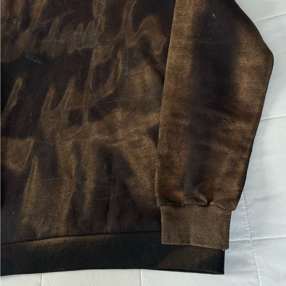 Vintage Black Bleached Crewneck Sweater - Picture 10 of 11
